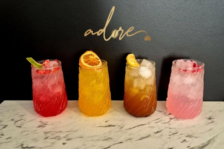 Iced coolers at Adore Lounge